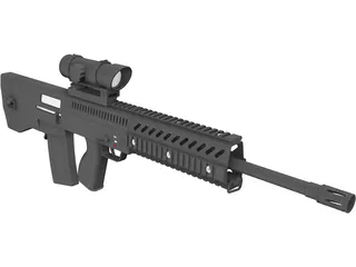 Remington Carabine 3D Model preview