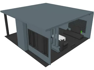 Living Room 3D Model preview