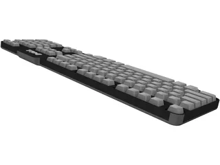 Dell Keyboard 3D Model preview