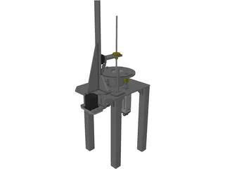 Auto Welding Table 3D Model preview