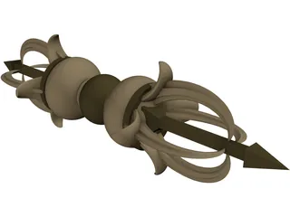 Vajra (Dorje) 3D Model preview