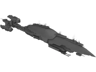 Commerce Guild Destroyer 3D Model preview