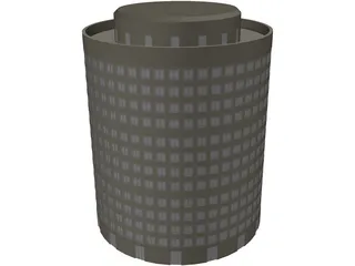 Industrial Building 3D Model preview