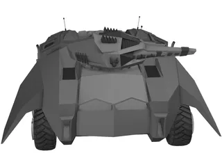 BTR Tank Future 3D Model preview