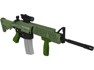 M4A1 3D Model preview