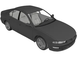 Mitsubishi Galant (2009) 3D Model preview
