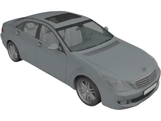 Mercedes-Benz C-Class (2007) 3D Model preview