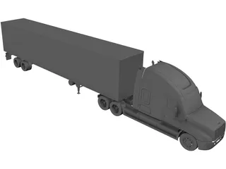 Freightliner Cascadia 3D Model preview
