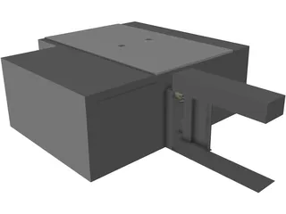 Living Room 3D Model preview