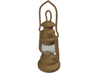 Ramadan Lantern Old 3D Model preview