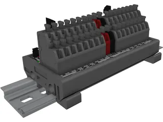 Terminal Block SVN-32DT 3D Model preview