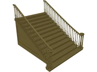 Stair 3D Model preview