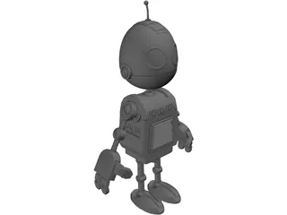 Clank Robot Pet 3D Model preview
