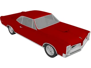 Pontiac GTO (1966) 3D Model preview