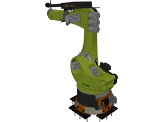 Kuka KR500-3 KR360-3 3D Model preview