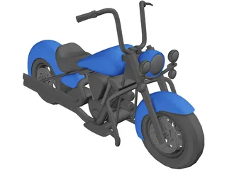 Chopper 3D Model preview