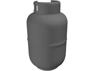 Gas Tank 3D Model preview