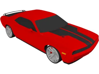 Dodge Challenger 3D Model preview