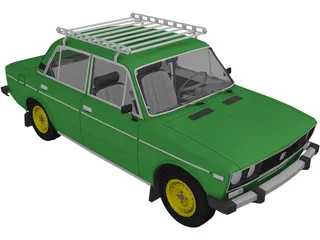 VAZ 2106 3D Model preview