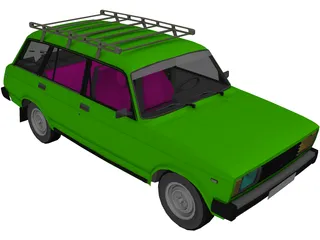 VAZ 2104 3D Model preview
