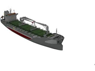 Rosaria Cement Ship 3D Model preview