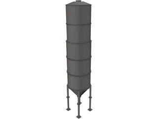 Silo 3D Model preview