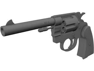 Colt .45 1917 3D Model preview