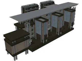 Building Office 3D Model preview