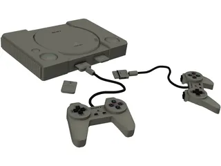 Sony Playstation 1 3D Model preview