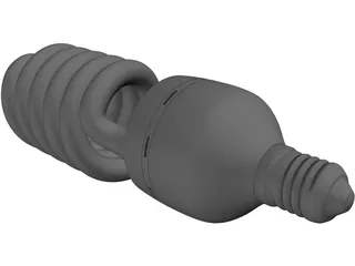 Lightbulb CFL 3D Model preview