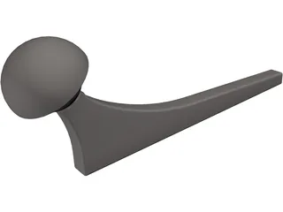 Hip Implant 3D Model preview