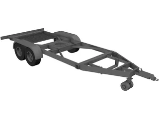 Trailer 3D Model preview