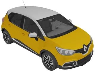 Ranault Captur (2014) 3D Model preview