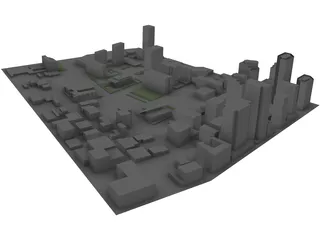 Minneapolis Washington Square 3D Model preview
