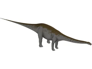 Apatosaurus 3D Model preview