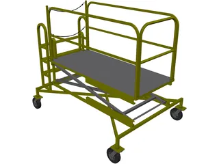 B4 Maintenance Stand 3D Model preview