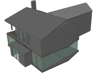 Modern House 3D Model preview