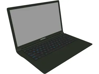 Notebook Samsung 3D Model preview