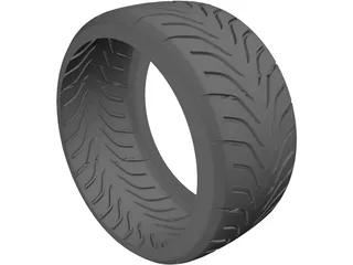 Tire Toyo 3D Model preview
