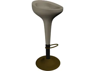 Bar Chair 3D Model preview