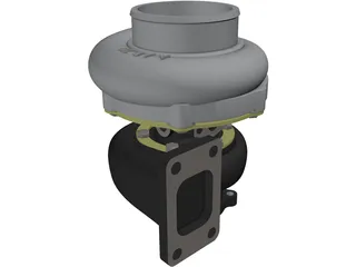 Garrett GT3582 Turbo 3D Model preview