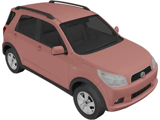 Toyota Rush (2006) 3D Model preview