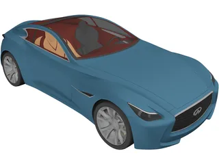 Infiniti Essence Concept (2009) 3D Model preview