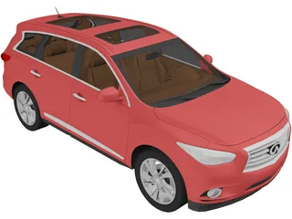 Infiniti JX35 (2013) 3D Model preview