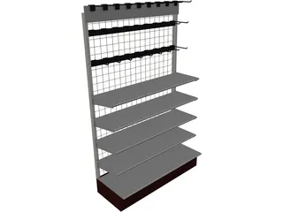 Mesh Shelf 3D Model preview