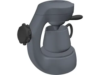 Atomic Coffee Maker 3D Model preview
