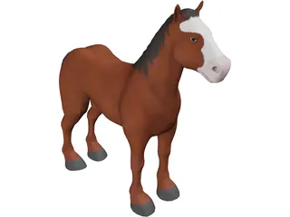 Horse 3D Model preview