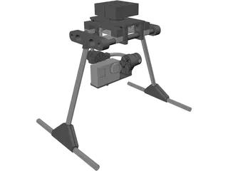 Gimbal for GoPro3 3D Model preview