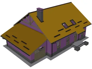 House 3D Model preview