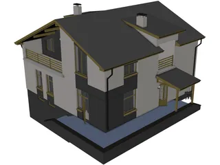 House Private 3D Model preview